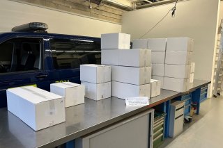 Photo 1 - Pour importater des marchandises de commerce, il n’est pas possible d’emprunter le passage frontière de Morgins (VS) (OFDF)